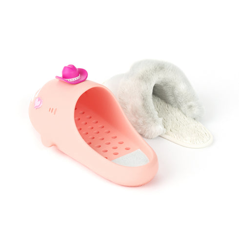 Sharkicks Pro - Hiver, Poupée Yeux de Cœur Pixélisés, Talon Ouvert